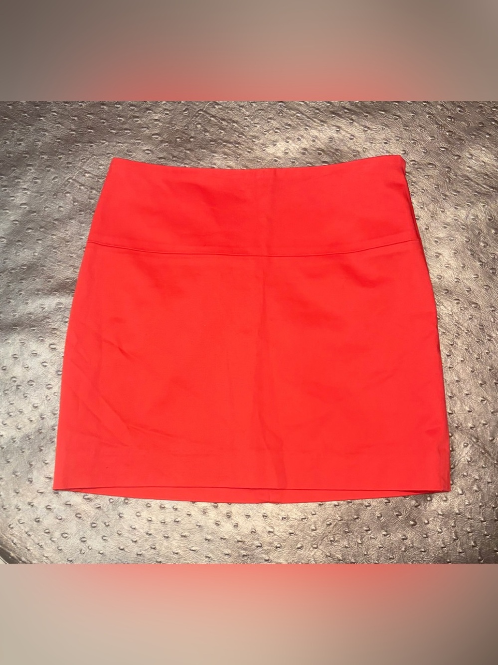 Express Bright Red Mini Skirt